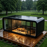 Zen Tea Room Apple Cabin Container House Prefabricated Modular Tiny Home Garden Studio Pod Mobile Home Mall Use