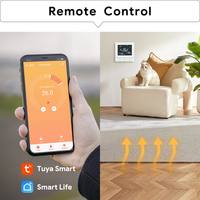 Calefacción por suelo radiante de agua, control de termostato de habitación WiFi, actuadores térmicos electrónicos y válvulas motorizadas para calefacción hidráulica