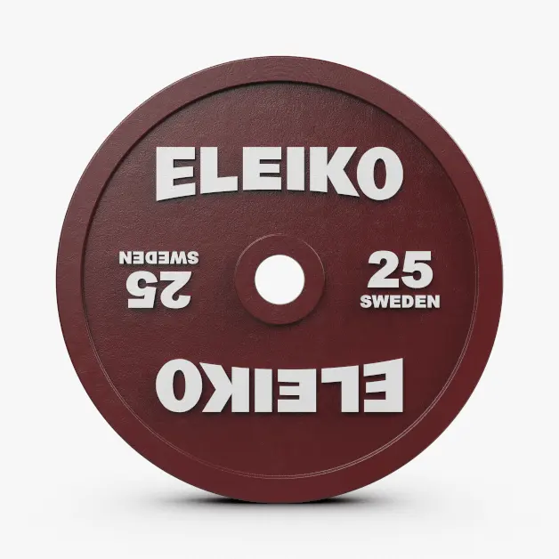 ELEIKO IPF 무게 리프팅 보드 25 kg 스웨덴에서 수입 한 쌍