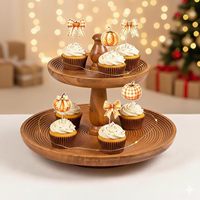 Décorations de cupcakes en forme de citrouille, pics à cupcakes avec nœuds, petites citrouilles pour la fête prénatale, décoration pour Thanksgiving, fête d'anniversaire ou fête prénatale d'automne