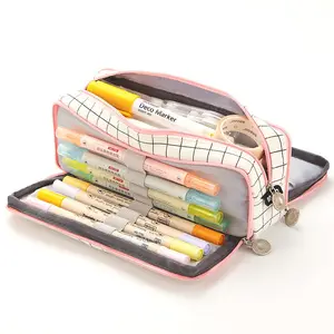 Wholesale multi compartment pencil case For Storing Stationery Easily 