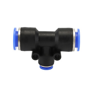 Conector Rápido Tipo T PE-8-10-12-16, Conector Neumático de Plástico y Latón para Compresor de Aire y Conector de Manguera - Product Image 5