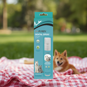 Cepillo Triple para Dientes de Perro Purry de Lujo Ecológico con Función de Carga Hecho de Plástico Duradero - Product Image 3