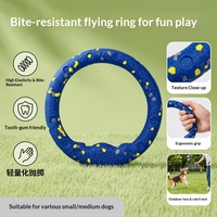 Jouet pour chien et chat ETPU, anneau de traction pour grands chiens, durable, résistant à la mastication, pour jeu interactif, jouet de tirage, jouet éducatif pour le nettoyage des dents, jouet à lancer
