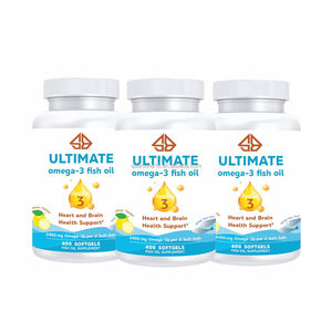 Suplemento de Aceite de Pescado Omega-3 Natural Ultimate Omega con Sabor a Limón, Extra Fuerte, con EPA y DHA, 120 Cápsulas Blandas - Product Image 2