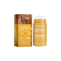 Bâton déodorant corps entier 72H pour le contrôle des odeurs Déodorant solide et lisse pour le corps Bâton déodorant naturel avec parfum frais sans aluminium