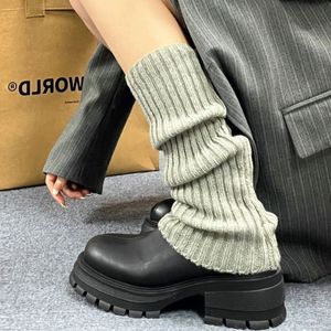 女性の秋/冬ニットパイルソックスショー脚薄い厚い脚スパイスすべてシンプルな脚カバー暖かい靴下 - Product Image 3