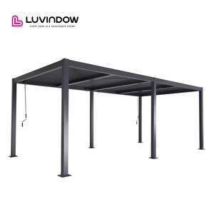 Pérgola de aluminio del área de la Bahía de <span class=keywords><strong>San</strong></span> <span class=keywords><strong>Francisco</strong></span>, pantalla magnética bioclimática de aleación de aluminio con vista al mar - Product Image 6