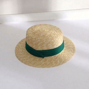 Sombreros de Paja Planos Tipo Boater Baratos al por Mayor para Vacaciones en la Playa, Sombreros de Verano Unisex con Personajes Tejidos para Viajes, Pesca y Esquí - Product Image 5