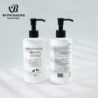 Emballage de shampooing solide cosmétique blanc mat au toucher doux de luxe 150 ml 200 ml 300 ml, flacon pompe en plastique HDPE pour lotion