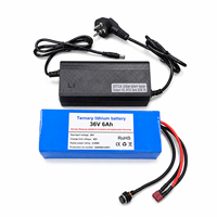Baterai Lithium Kustom 36V 4.4Ah 5Ah 6Ah 7Ah 7 8Ah NMC untuk Skuter Listrik, Sepeda Listrik, Peralatan Listrik, Sepeda Motor Listrik, Kendaraan Mobilitas