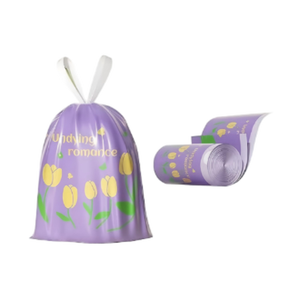 Huamaohengchun Drawstring Tear-Free Separated Plastic Can Liner for Bathroom Office Home Bedroom <b>Small</b> Garbage <b>Basket</b> Bags - Product Image 1