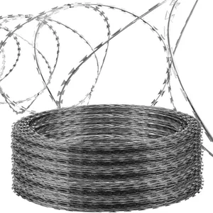 Concertina de alta seguridad eléctrica/alambre de púas galvanizado en caliente
