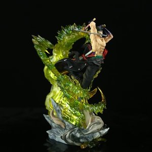 Figura DE ACCIÓN DE Roronoa Zoro de One Piece de <span class=keywords><strong>Anime</strong></span> de 30cm, modelo de PVC de fantasmas de isla luminosa para colección o regalo - Product Image 2