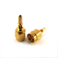 Connecteur coaxial RF à sertir mâle SMA 50 ohms pour câble RG316