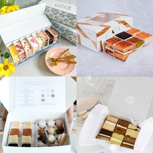 Caja de embalaje de pastel personalizada de lujo Caja de pastel de queso impresa para uso de cumpleaños Adecuado para pasteles Pasteles <span class=keywords><strong>Postres</strong></span> y regalos - Product Image 1