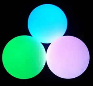 ABS Luminous Ping Pong Balls leuchten im Dunkeln Ping Pong Tennisbälle Bunte lustige Spiel anwendung