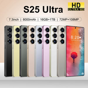 Điện thoại S25 5g IP68 chống nước trong màn hình vân tay 108mp <span class=keywords><strong>Camera</strong></span> sau màn hình 4K để phát trực tuyến qua đêm - Product Image 2