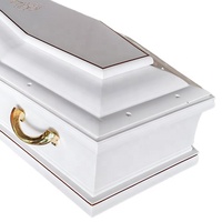 Ataúd Ecológico Biodegradable de Estilo Europeo Personalizado para Funerales, Venta al por Mayor, Uso para Adultos, Capacidad de 220 Pulgadas Cúbicas