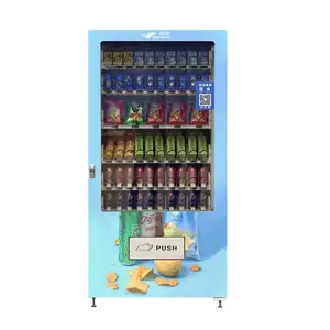 Snack Canned Drink Vending Machine Cashless Payment Vending Machine For Sale