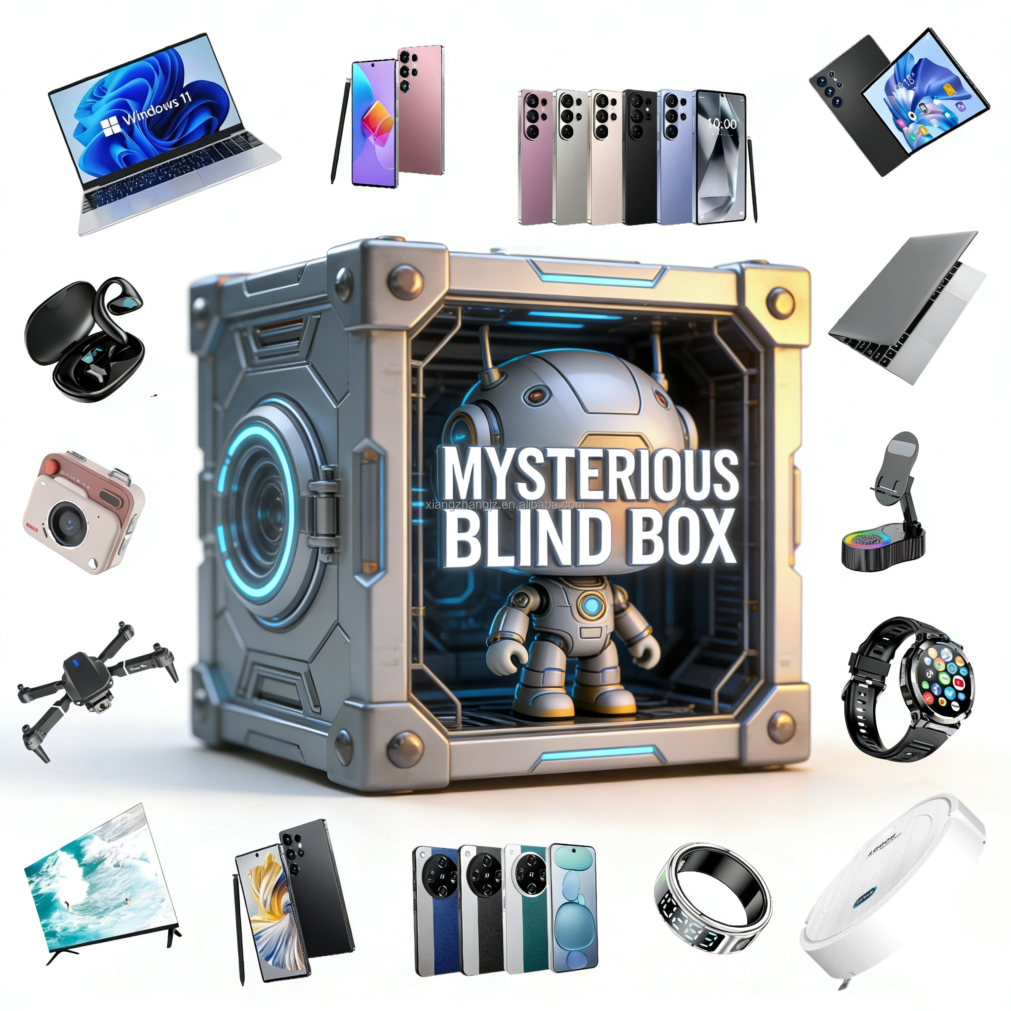 <strong>2026</strong> Advanced <strong>Smart</strong> Phone Lucky Gift 3C Electronics 100% Surprise <strong>Smart</strong> Watches Earphone Tablet Laptop Random Gift Blind Box