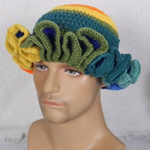 Chapeaux Bob en Crochet Faits Main Unisexe Multicolores pour Halloween – 100% Acrylique Respirant et Imperméable de Haute Qualité – Vente en Gros - Product Image 6