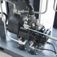 Compresor de Aire de Tornillo Silencioso de 7.5kW 10HP con Transmisión por Correa, Equipo Industrial de Compresión de Aire