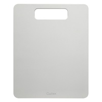 Accessoire de cuisine rectangulaire minimaliste blanc personnalisé Planche à découper écologique en grain d'extrémité en fibre de bois Décoration intérieure populaire à découper