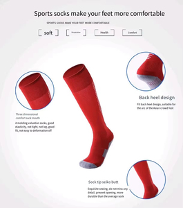 Wholesale Compression Anti <b>Slip</b> Men's Soccer Knee Sleeve <b>Full</b> Leg Long Protection Grip Socks Football High Quality - Product Image 6