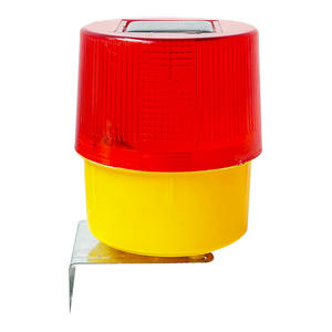 Lampu Peringatan Tenaga Surya Model 01 untuk Crane Menara, Pembatas Jalan, Lampu Sinyal Konstruksi, Lampu Strobo Keselamatan Berkedip di Malam Hari - Product Image 2