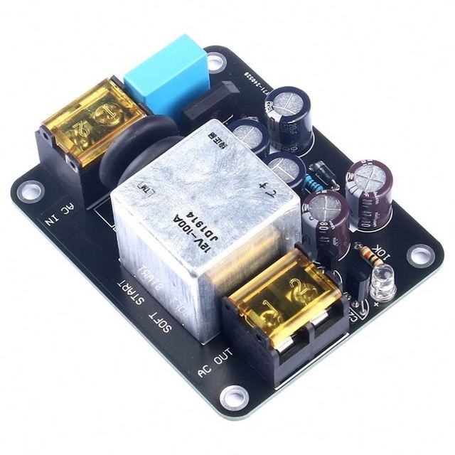 Power Soft Starter Board, Power Amplifier, Power protection Board, 100A High Current Relay DIY Class a AC220V