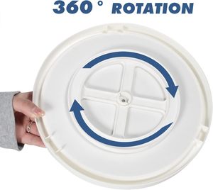 Soporte giratorio de exhibición de plástico, estante de almacenamiento de botellas para <span class=keywords><strong>armario</strong></span>, pantería - Product Image 2