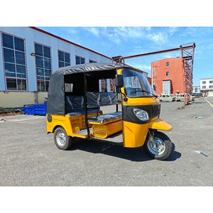 Triciclo de gasolina Tuk <span class=keywords><strong>Bajaj</strong></span> TVS King Passenger Ventas calientes Diseño abierto Proveedor chino Estilo popular - Product Image 1