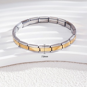 Hot Sell 7Mm Wholesale Italian Charm Ball <b>Beaded</b> <b>Bracelet</b> Cute Stainless Steel <b>Gold</b> Silver Gift Starter - Product Image 5
