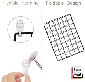 Indah rak topi logam Tampilan Berdiri dinding dipasang <span class=keywords><strong>Panel</strong></span> Grid untuk penggunaan pakaian - Product Image 3