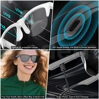 Gafas Inteligentes F01 de Alta Tecnología con App BT, GPT AI, Interruptor Inductivo, Lentes Fotocromáticas, Traducción en Tiempo Real y Música