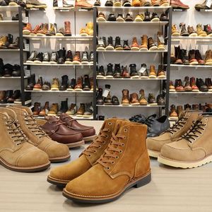 Custom Goodyear Men's Genuine Leather Classics <b>Boots</b> Wholesale High Quality Hiking Chukka Work Shoes All Kinds of Style - Product Image 3