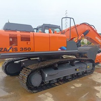 Excavatrice d'occasion Hitachi Zx350 du Japon à vendre, excavatrice sur chenilles hydraulique Hitachi Zx350, excavatrices Hitachi d'occasion