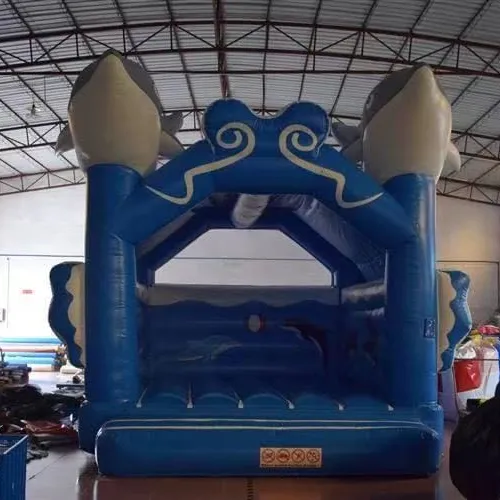 Hot Koop Opblaasbare Dolfijn Bouncy Leuke Opblaasbare Uitsmijter Indoor Jump