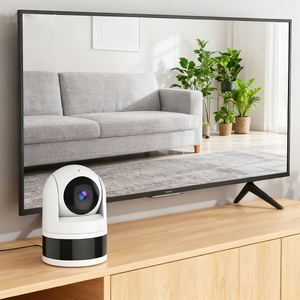 Système de caméra de sécurité à domicile WiFi sans fil IP360 PTZ 3MP Vision nocturne AI Surveillance intelligente avec détection vocale et de mouvement IP66 - Product Image 1