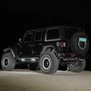 Боковая ступенчатая планка Maiker с лампой Cob для Jeep Wrangler JK JL, подножка 4x4, аксессуары от производителя Maiker