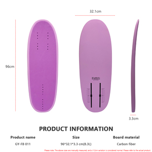 Superventas: Tabla de surf Efoil de 96 cm con ala de hidroala de carbono pequeña para surf y juegos acuáticos, con bomba de bombeo, para tabla de surf con aleta para océano - Product Image 2