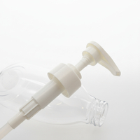 Offre Spéciale Bouteille en plastique PET transparent de haute qualité de 500ml avec pompe, emballage pour shampooing, lotion, crème solaire.