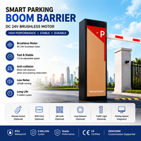 Barrera de Acceso Automática para Estacionamiento, Motor sin Escobillas DC24V, Sistema Inteligente de Control de Acceso de Vehículos, Barrera de Puerta para Gimnasios y Edificios de Oficinas