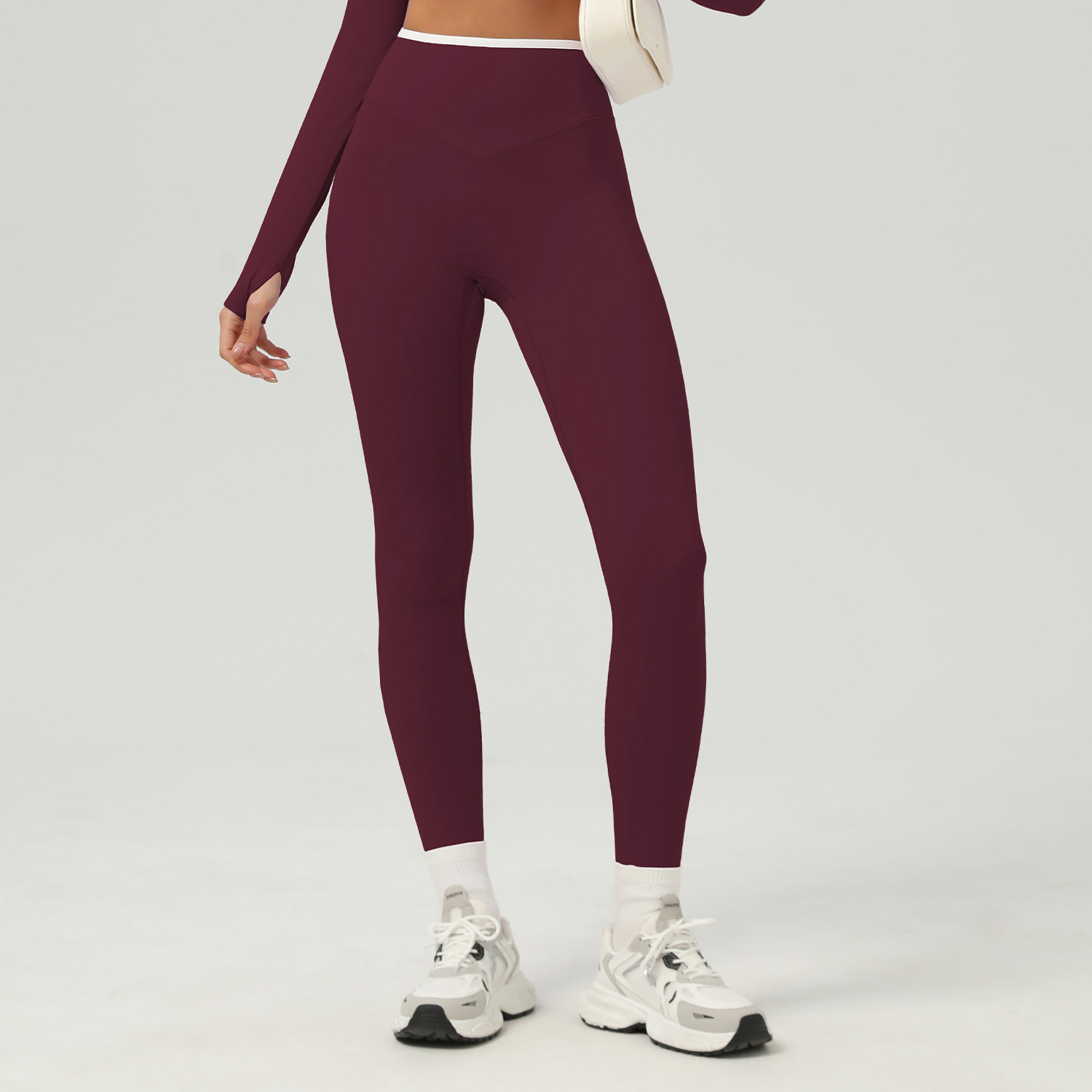 Pantalon-Rouge cerise