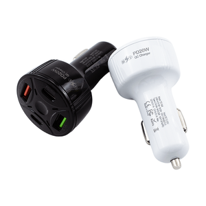 Mini chargeur de voiture rapide téléphone portable PD 30 W QC 3.0 double chargeur de voiture rapide - Product Image 1