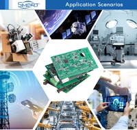 Fabricant d'assemblages de circuits imprimés (PCBA) personnalisés pour l'électronique intelligente, matériau FR-4, épaisseur de cuivre de 1 oz, finition de surface HASL