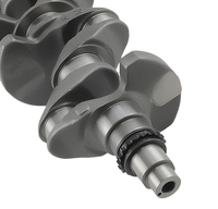 Pièce de moteur automobile, vilebrequin de moteur 23110-2E100 23110-2E101 23110-2E401 pour moteur NU MPi 1.8L G4NB en fonte 4 cylindres. Essence