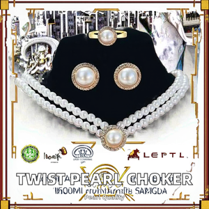 Collar de Gargantilla Vintage con Cadena de Eslabones Geométricos, Imitación de <span class=keywords><strong>Perlas</strong></span>, Aleación de Zinc, Joyería de Moda, Multicapa con Cuentas para Mujer - Product Image 2