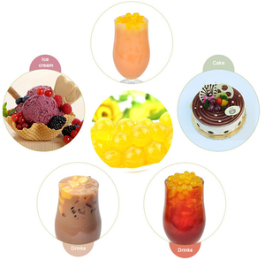 BODUO Factory Outlet 3kg Bola de jugo de fruta Boba Peal Mango Sabor Popping Boba para té de burbujas Té de la leche - Product Image 6